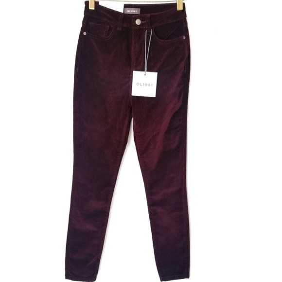 DL 1961 Women’s Chrissy Ultra High Rise Velvet - Picture 5 of 8